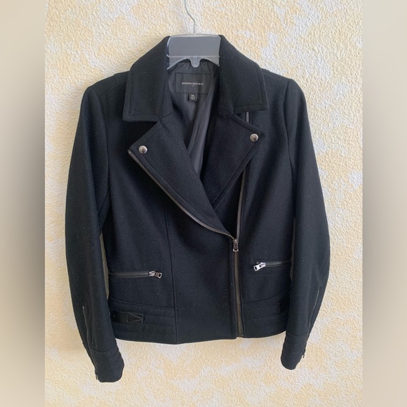 Banana Republic black jacket with side pocket new without tag - Picture 4 of 5